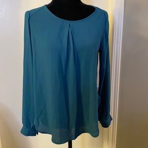 BLOUSE  FROM LUSH SIZE S/M BLUE OCEAN